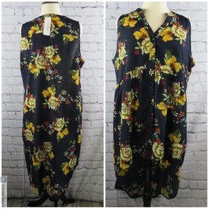 Women's Plus Sleeveless High Low Casual Dress